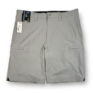 Roundtree & Yorke Performance Straight Fit Flat Front Shorts Size 33